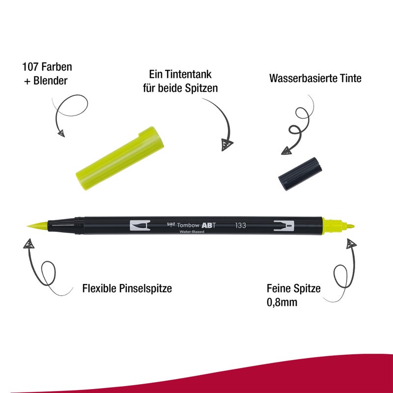 Tombow Dual Brush Pen, ABT, No. 133 (AB-T133) - Image 2